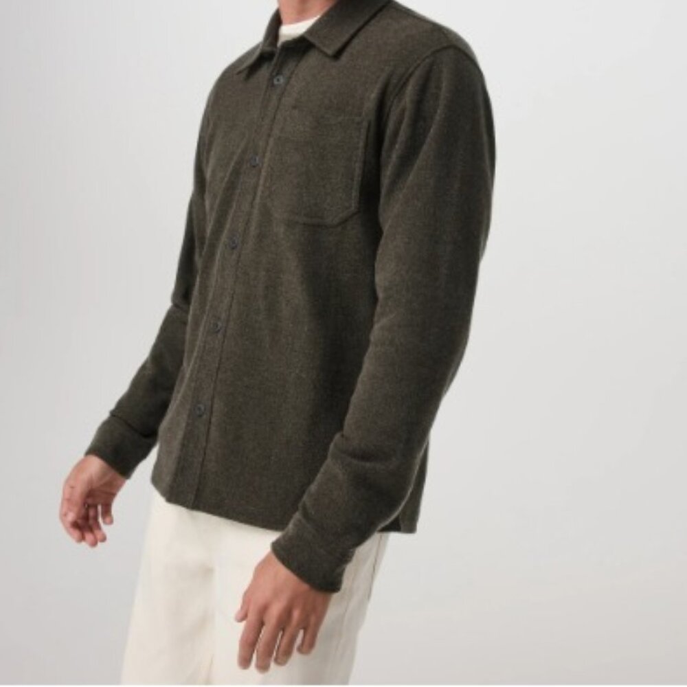 BNWT Men Cozy Beach Fleece Shirt Jacket
